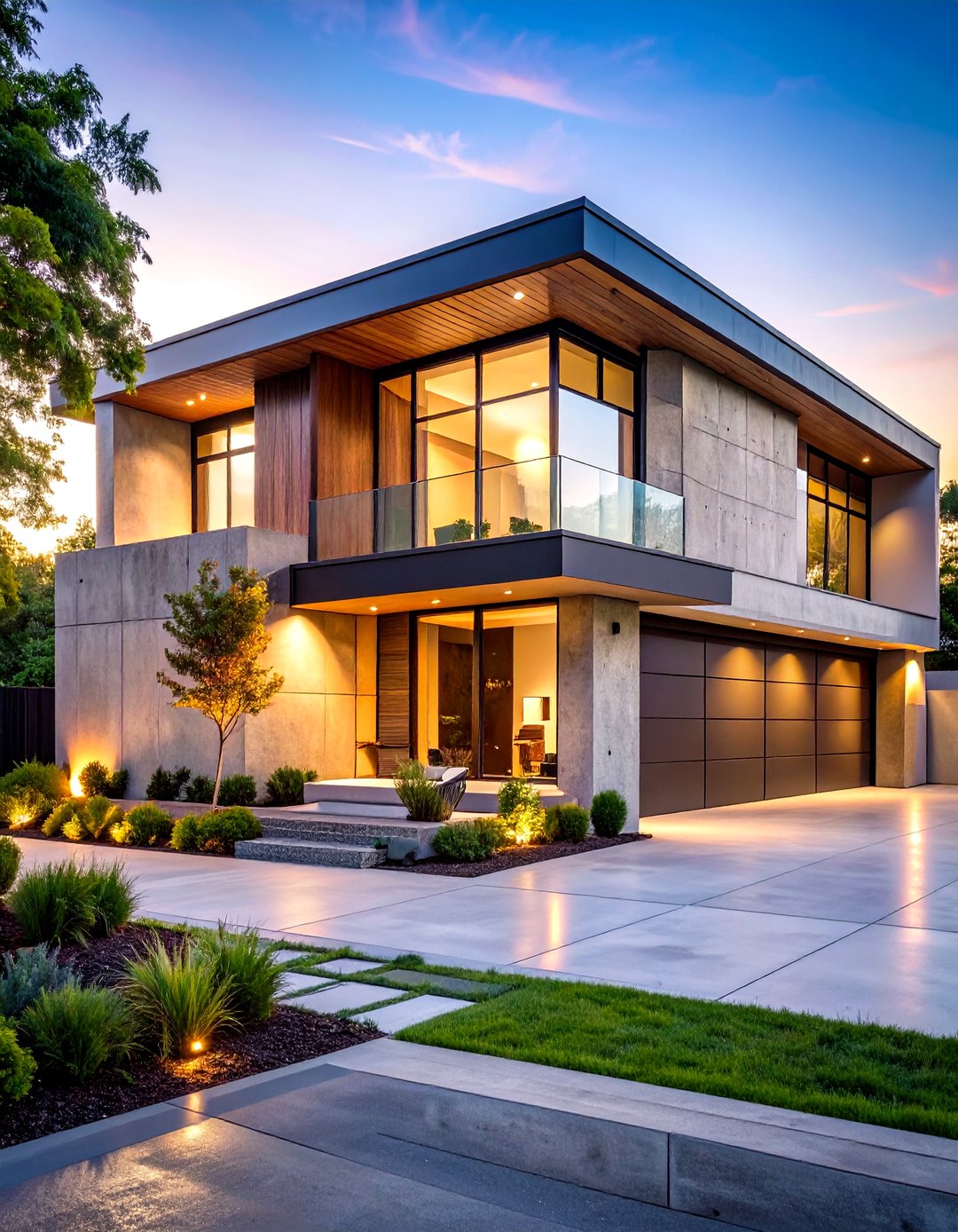 24 Minimalist House Exterior Ideas for Curb Appeal - Too Much Time