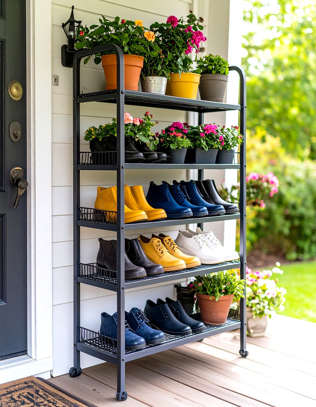 24 Outdoor Shoe Storage Ideas for Tidy Entryways - Too Much Time