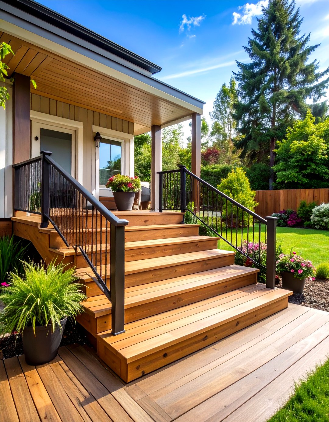 24 Deck Steps Ideas: Safer, Easier Outdoor Access Tips - Too Much Time