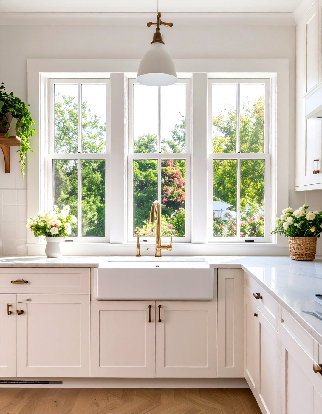 Window Counter Design 24 Kitchen Window Ideas Over Sink to Brighten Counters - Too Much Time