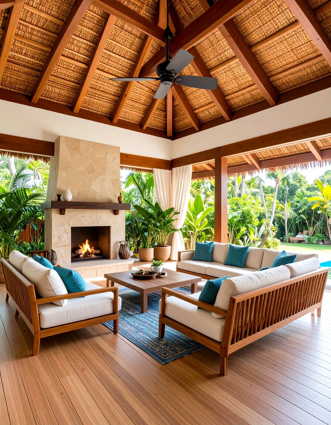 24 Covered Deck with Fireplace Ideas for Cozy Spaces - Too Much Time