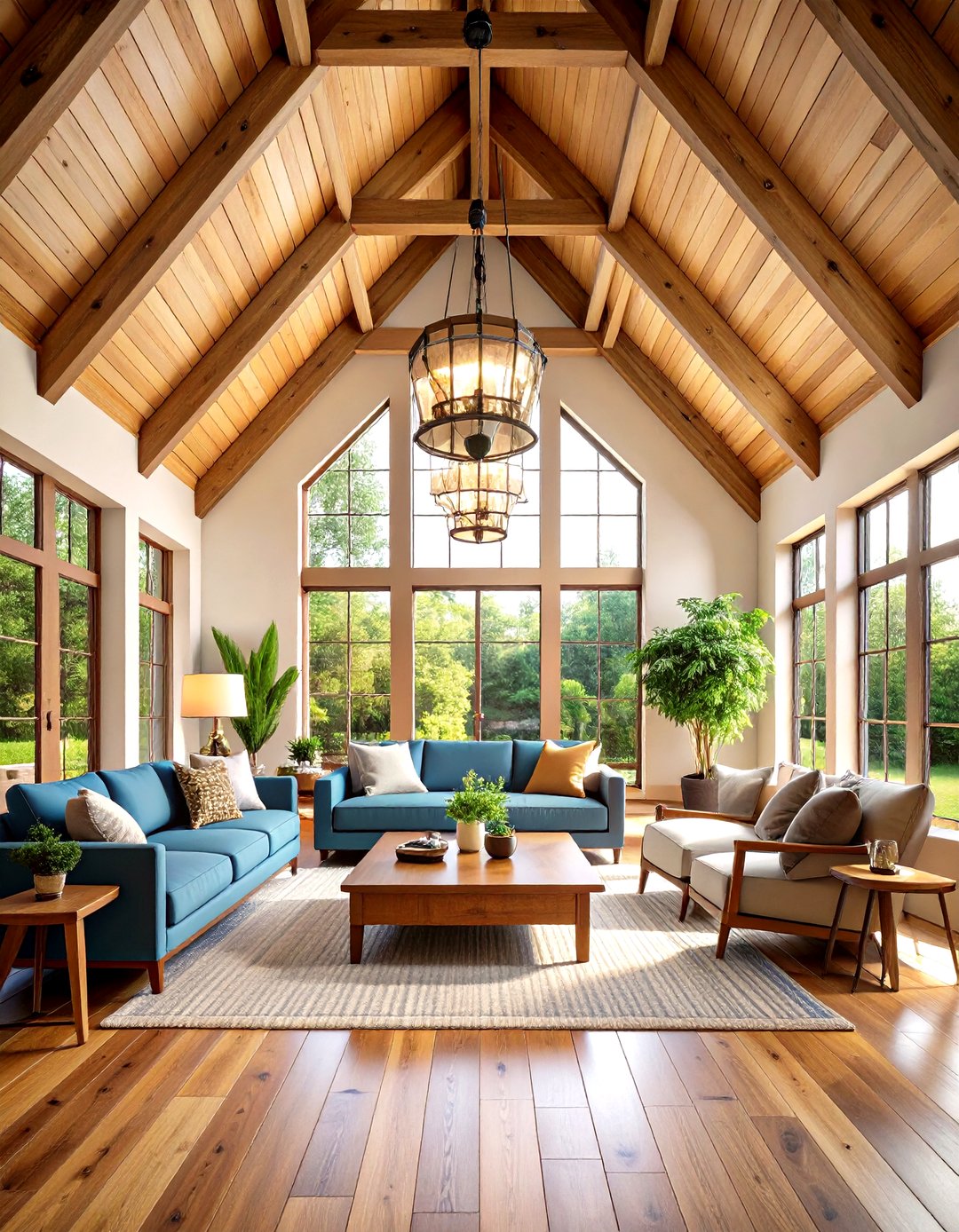 24 Exposed Beam Living Room Ideas for Cozy Open Layouts - Too Much Time