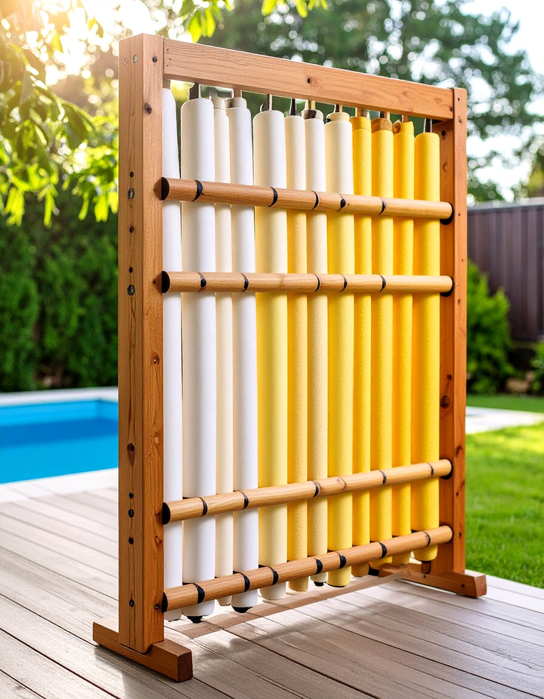 24 Pool Storage Ideas to Declutter and Organize Smartly - Too Much Time