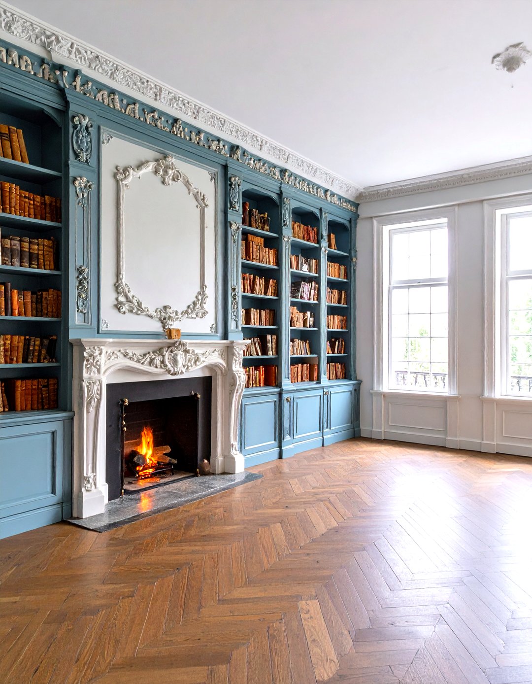 24 Fireplace with Bookshelves for Stylish Warmth Ideas - Too Much Time