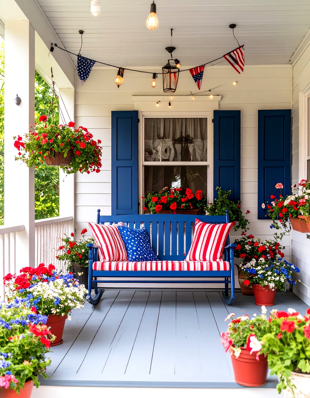 24 Small Porch Ideas with Cozy Seating and Planters - Too Much Time