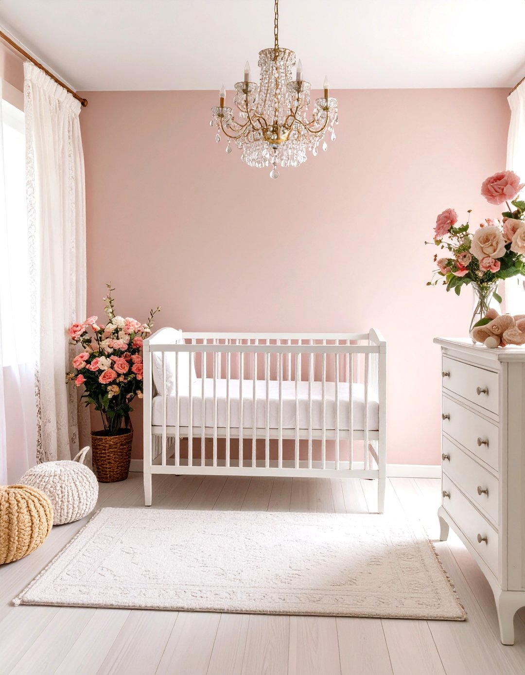 24 Pink Nursery Ideas for Cozy, Playful Baby Spaces - Too Much Time