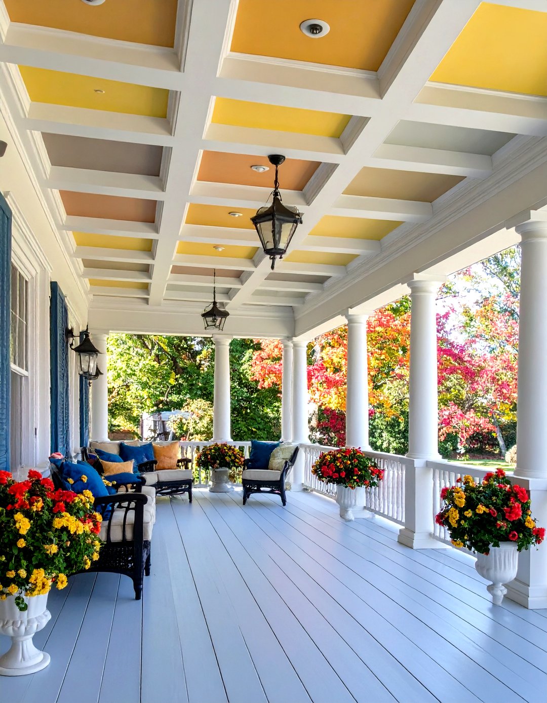 24 Vinyl Porch Ceiling Ideas to Brighten Outdoor Spaces - Too Much Time