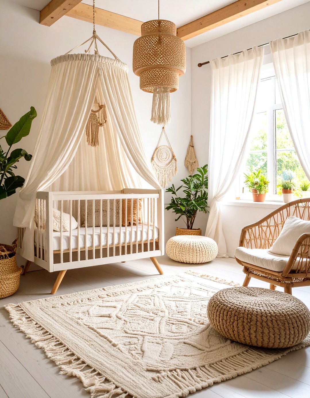 24 White Nursery Ideas for a Calm, Cozy Kids' Room - Too Much Time