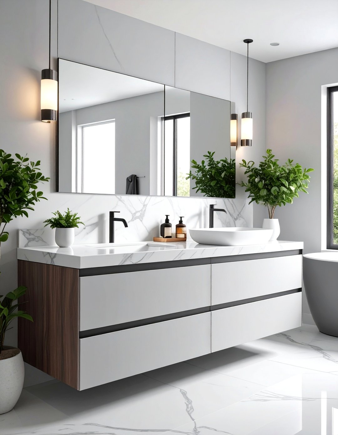 24 Bathroom Countertop Ideas for Practical Upgrades - Too Much Time