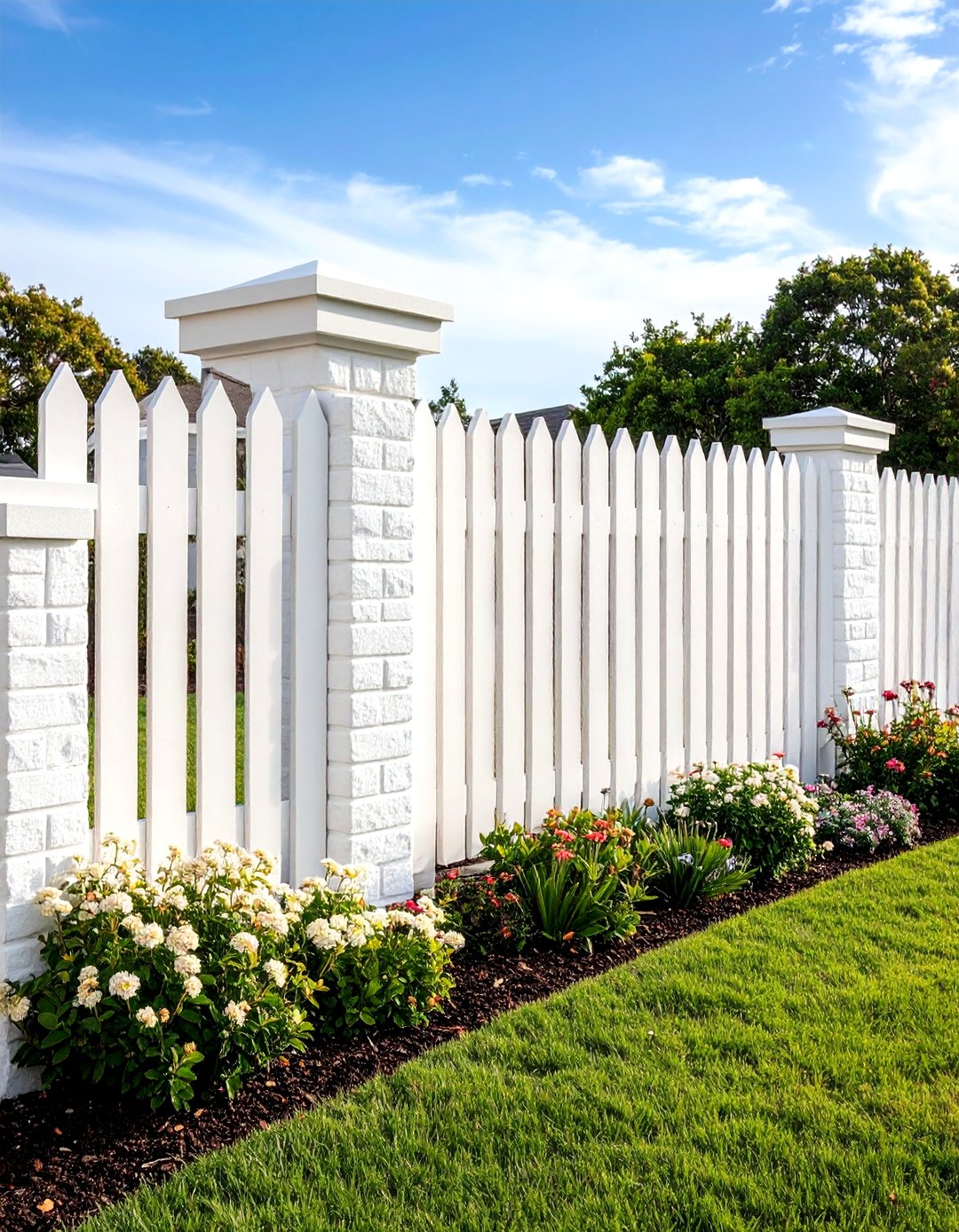 24 Brick Fence Ideas to Boost Curb Appeal and Privacy - Too Much Time