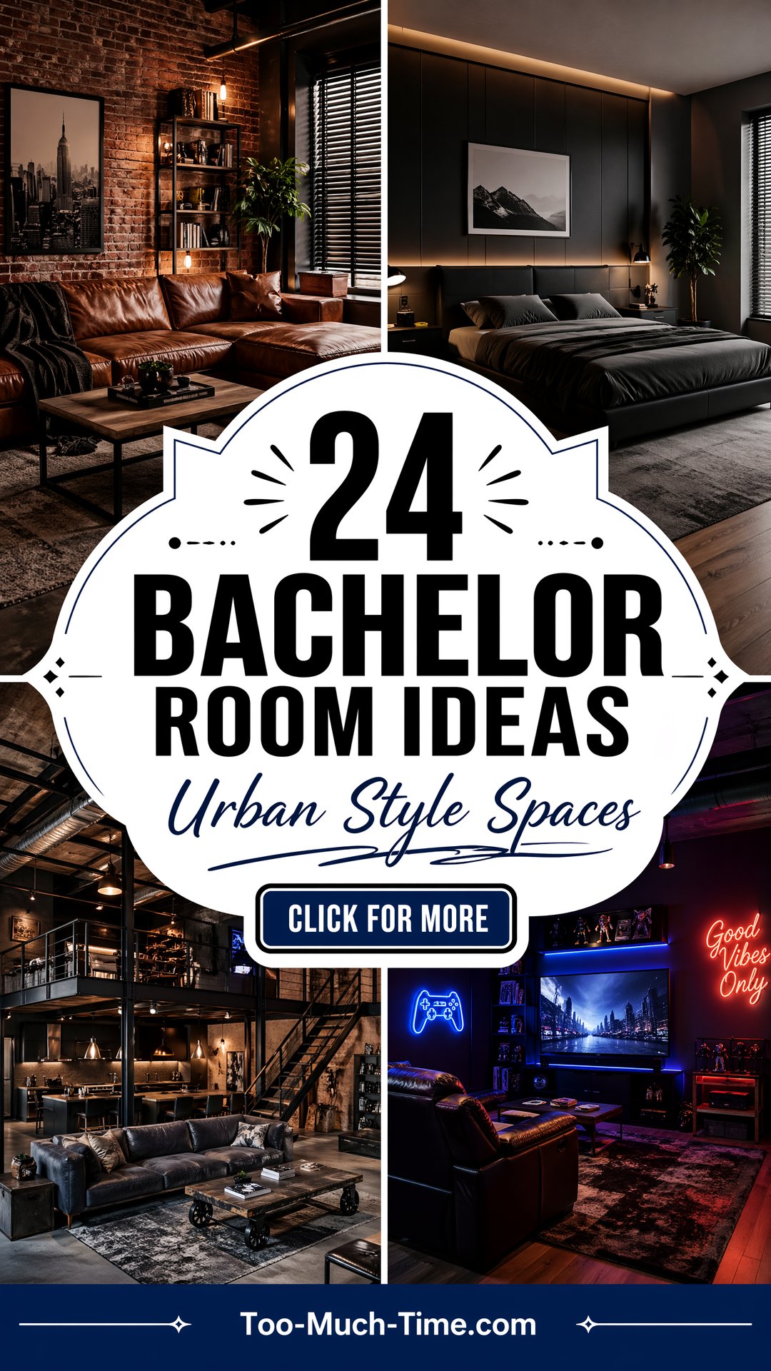 24 Bachelor Room Ideas for Urban, Stylish Spaces Now - Too Much Time