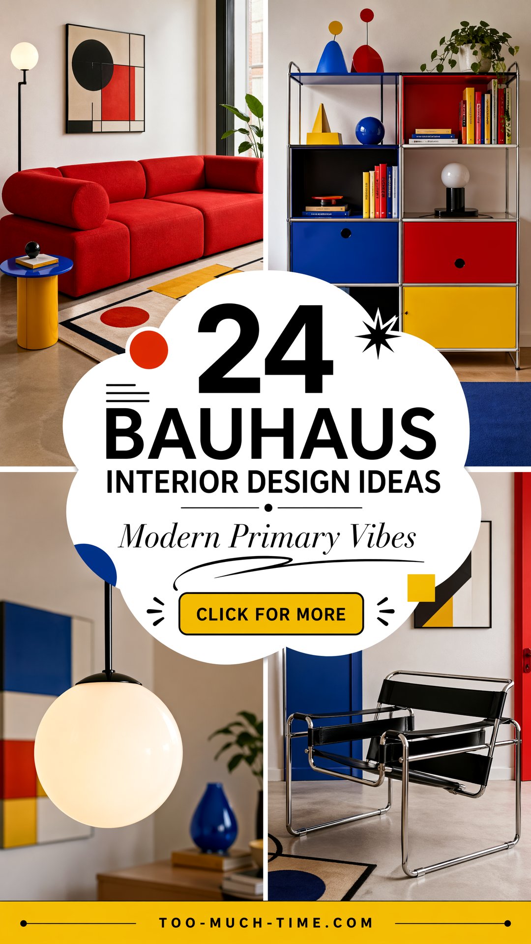 24 Bauhaus Interior Design Ideas for Modern Homes Today - Too Much Time