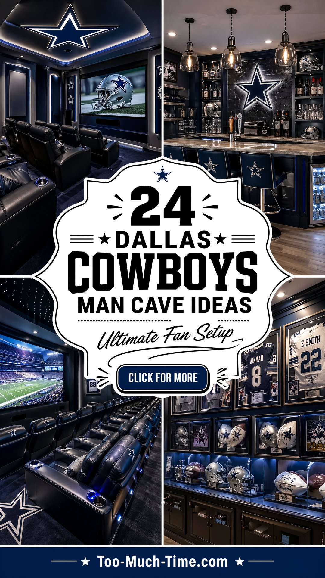 24 Dallas Cowboys Man Cave Ideas for a Dream Setup - Too Much Time