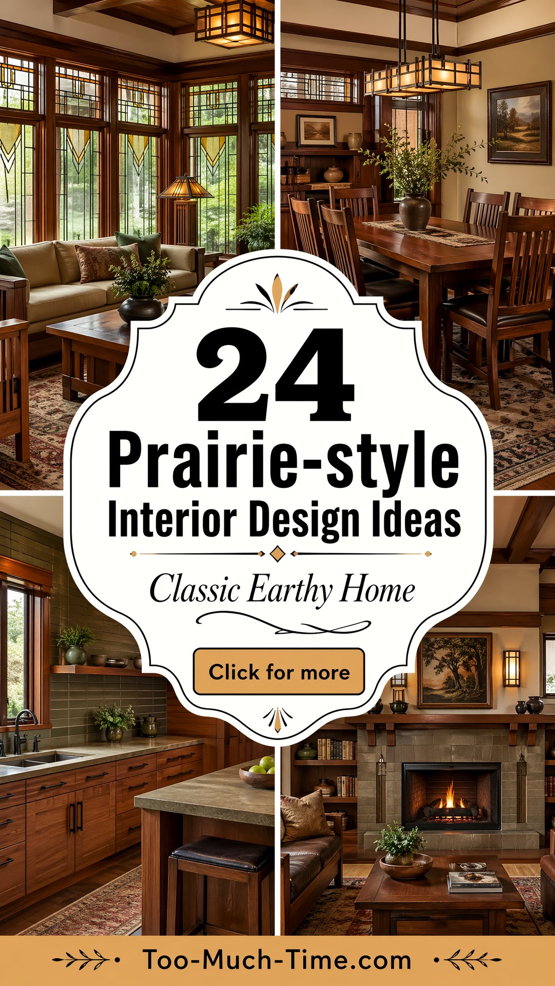 24 Prairie-style Interior Design Ideas: Classic, Earthy - Too Much Time