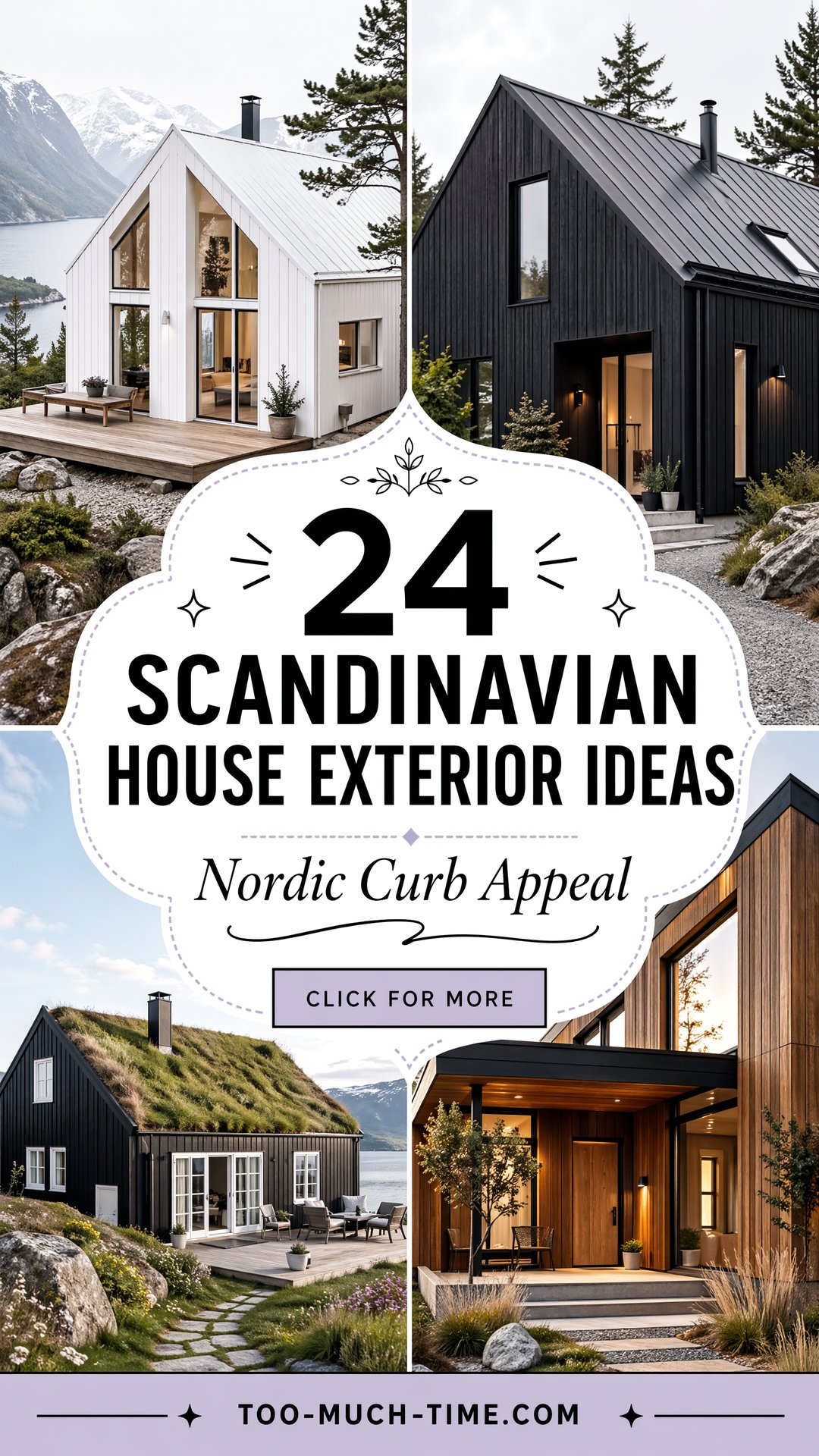 24 Scandinavian House Exterior Ideas Curb Appeal Too Much Time preview