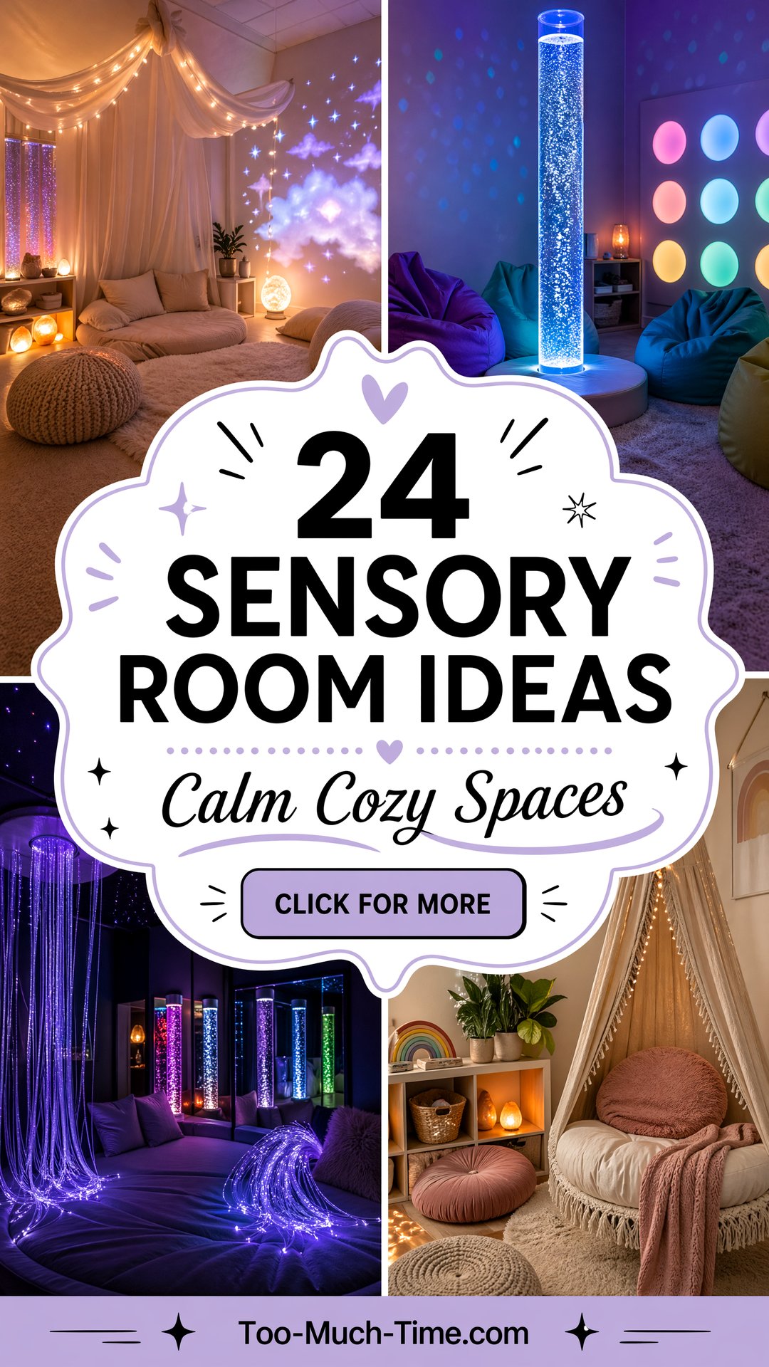 24 Sensory Room Ideas to Create a Cozy, Sensory Space - Too Much Time