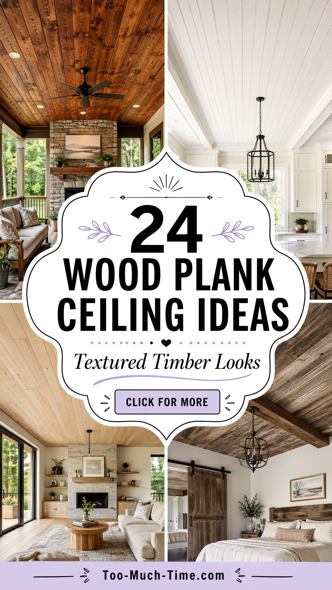 24 Wood Plank Ceiling Ideas: Textured Timber Ceilings for Homes - Too ...